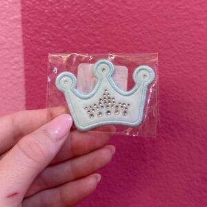 Crystal Blue Crown Patch SCL BRAND NEW!